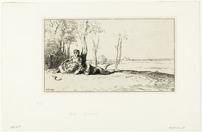 Reapers at Rest alkotó: Charles Emile Jacque
