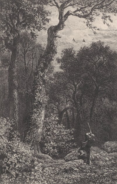 Fakakas lövés, 1864. alkotó: Charles Emile Jacque