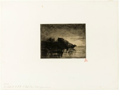 Hat tehén egy itató helyen alkotó: Charles Emile Jacque
