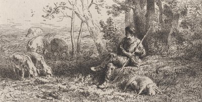 Kisdisznóállomány, 1864. alkotó: Charles Emile Jacque