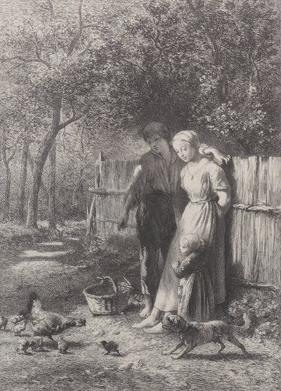 1864 tavasza. alkotó: Charles Emile Jacque