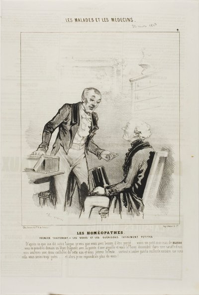 A homeopaták: Első kezelés (4. tábla) alkotó: Charles Emile Jacque