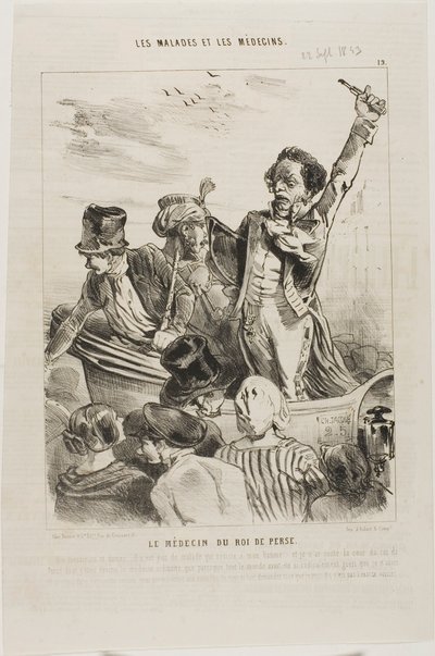 A perzsa király orvosa (19. tábla) alkotó: Charles Emile Jacque