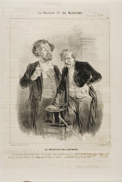 A filantróp orvos (10. tábla) alkotó: Charles Emile Jacque