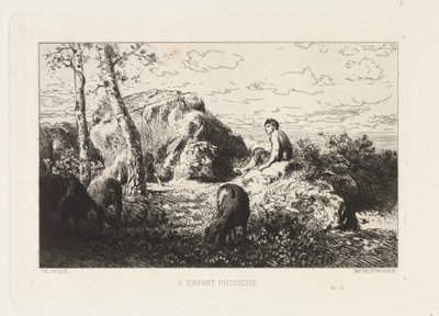 A tékozló fiú alkotó: Charles Emile Jacque