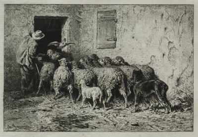 A visszatérés alkotó: Charles Emile Jacque