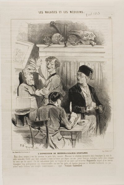 A hála kéretlen kifejezése (22. tábla) alkotó: Charles Emile Jacque