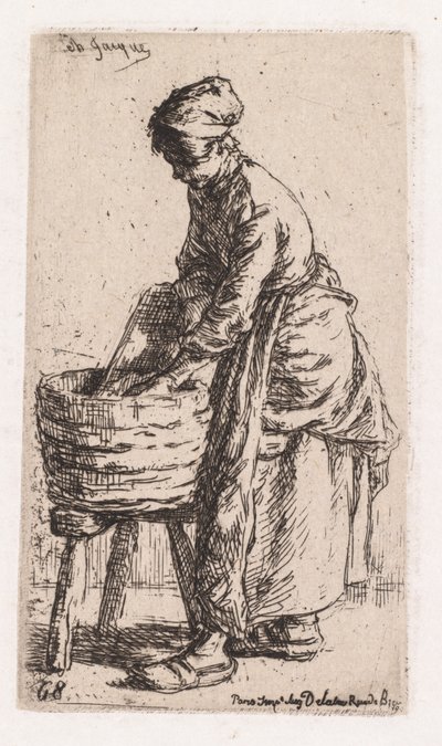 Mosónő alkotó: Charles Emile Jacque