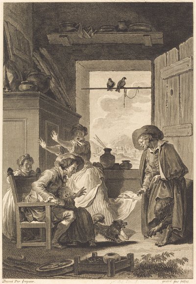 Belphegor alkotó: Charles Emmanuel Patas and Antoine Jean Duclos after Jean Honoré Fragonard
