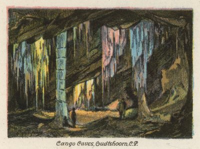 Dél-Afrika: Cango Caves, Oudtshoorn, CP (színes litho) alkotó: Charles Ernest Peers