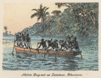 Dél-Afrika: Rhodesia (színes litográfia) alkotó: Charles Ernest Peers