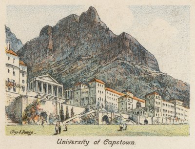 Dél-Afrika: University of Capetown (színes litográfia) alkotó: Charles Ernest Peers