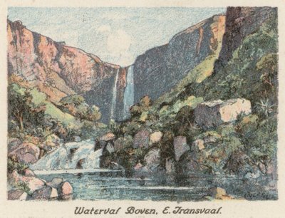 Dél-Afrika: Waterval Boven, E Transvaal (színes litográfia) alkotó: Charles Ernest Peers