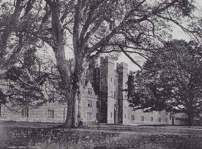 Knole, nyugati front (f/w fotó) alkotó: Charles Essenhigh Corke