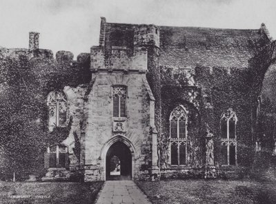 Penshurst kastély (f/w fotó) alkotó: Charles Essenhigh Corke
