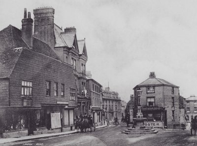 Sevenoaks: London Road (f/w fotó) alkotó: Charles Essenhigh Corke