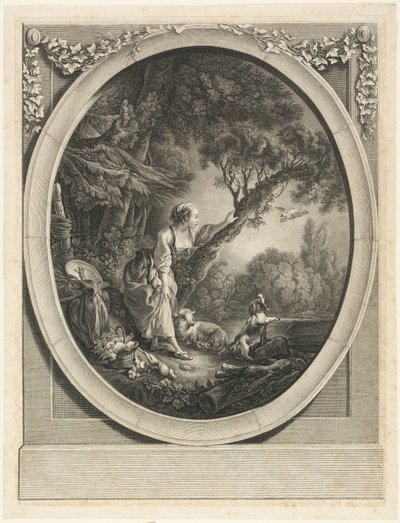 A futár elindul alkotó: Charles Etienne Gaucher