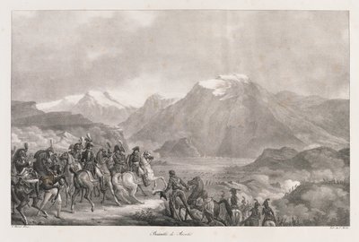 Rivoli csata, 19. század eleje (litho) alkotó: Charles Etienne Pierre Motte