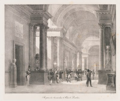 Belépés Berlinbe, 19. század eleje (litho) alkotó: Charles Etienne Pierre Motte