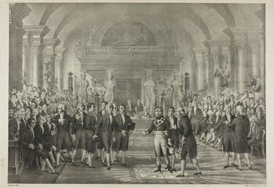 Napóleon a Képviselőházban, Napóleon politikai és katonai életéből alkotó: Charles Etienne Pierre Motte