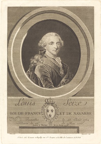 XVI. Lajos francia király alkotó: Charles Eugene Duponchel