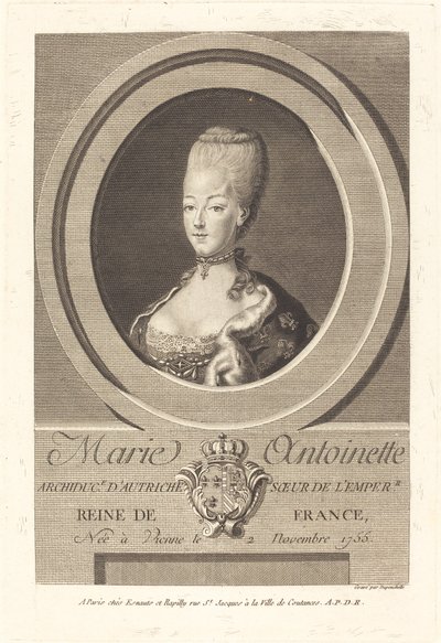 Marie Antoinette alkotó: Charles Eugene Duponchel