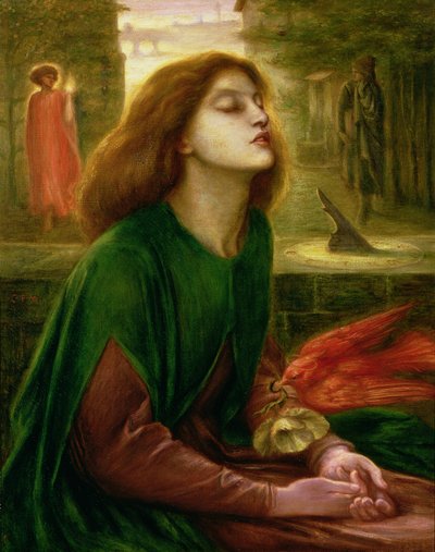 Dante Gabriel Rossetti (1828-82) Beata Beatrix másolata, 1900-1910 körül (olaj, vászon) alkotó: Charles Fairfax Murray