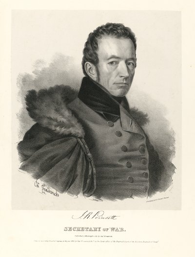 Joel Roberts Poinsett alkotó: Charles Fenderich