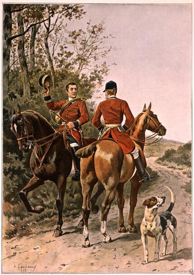 A Rendez-Vous, Rougeron-Vignerot metszete, 1892 alkotó: Charles Fernand de Condamy
