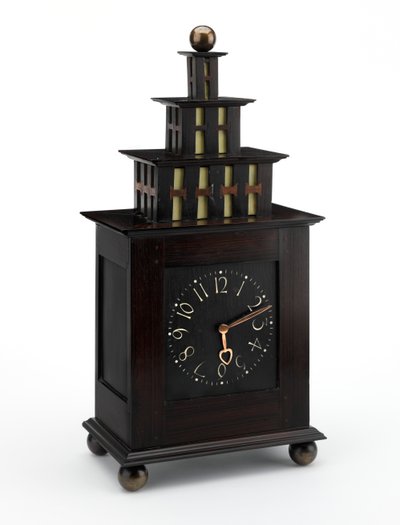 Óra, 1903-06 (ébenfa és elefántcsont) alkotó: Charles Francis Annesley Voysey