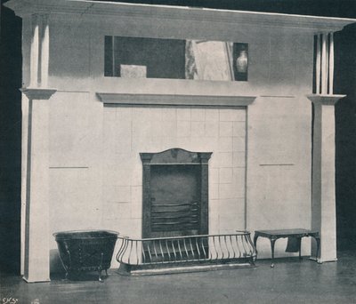Kandalló, c1895, 1897 alkotó: Charles Francis Annesley Voysey