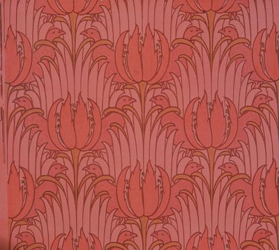 Tapéta által tervezett Voysey, Victorian alkotó: Charles Francis Annesley Voysey