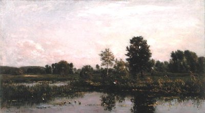 Egy kanyar az Oise folyóban alkotó: Charles Francois Daubigny