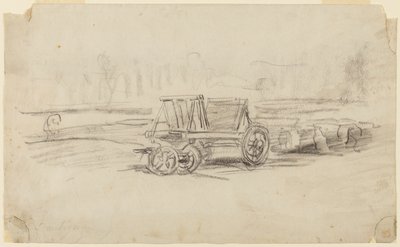 Egy mezőgazdasági kocsi alkotó: Charles Francois Daubigny