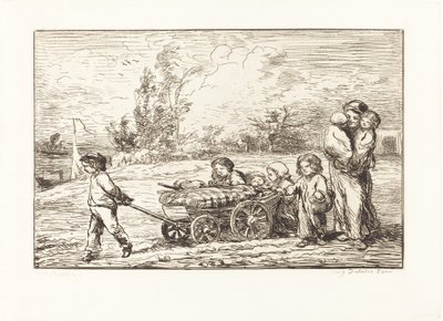 Beszállás a Bottinba alkotó: Charles Francois Daubigny