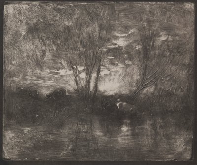 Tehenek egy itatóhelyen alkotó: Charles Francois Daubigny