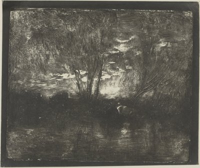 Tehenek az itatóhelyen alkotó: Charles Francois Daubigny