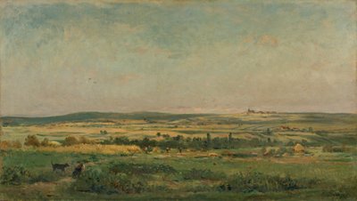gabona betakarítás alkotó: Charles Francois Daubigny
