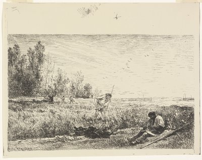Széna kaszálása alkotó: Charles Francois Daubigny