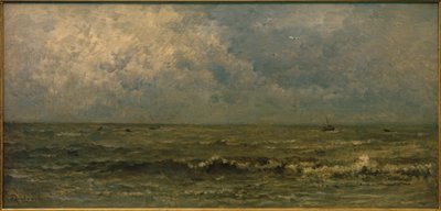 Tenger, szürke idő alkotó: Charles Francois Daubigny
