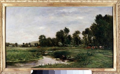 Charles Francois Daubigny Arques Valley festménye alkotó: Charles Francois Daubigny