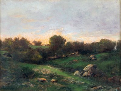 Barbizoni táj, a 19. század első fele... alkotó: Charles Francois Daubigny