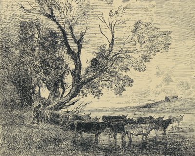 Le Gué alkotó: Charles Francois Daubigny
