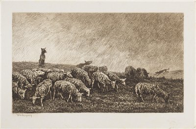 A kutya őrsége alkotó: Charles Francois Daubigny