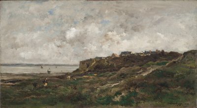 Apály Villerville-ben, Franciaországban alkotó: Charles Francois Daubigny
