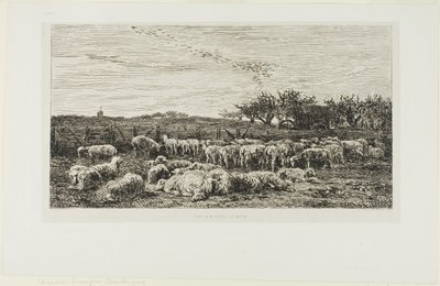 Rét juhokkal alkotó: Charles Francois Daubigny