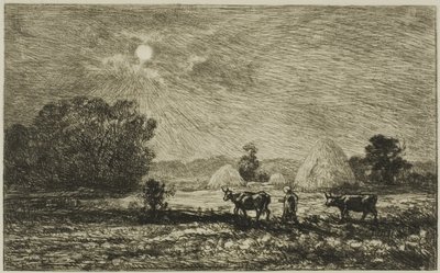 Holdfény Valmondoisban alkotó: Charles Francois Daubigny