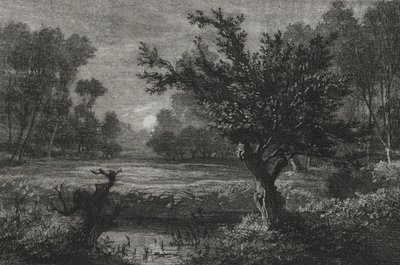 Holdkelte az Andilly-völgyben, 1845. alkotó: Charles Francois Daubigny