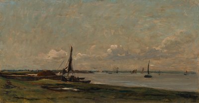 a Temze torkolata alkotó: Charles Francois Daubigny