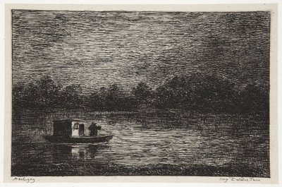 Éjszakai utazás alkotó: Charles Francois Daubigny